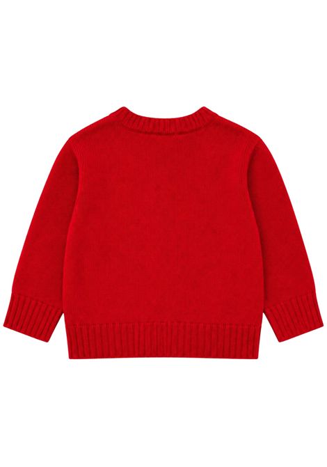 Baby sweater in wool blend Manuel Ritz | 4435ROSSO